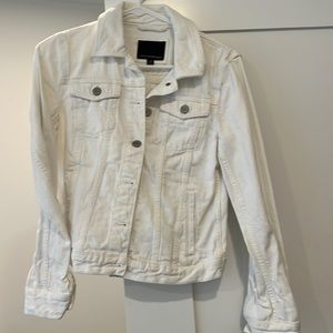Banana republic white denim jacket